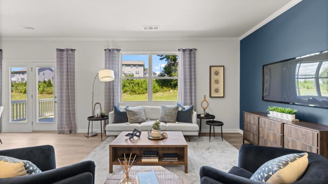 Furnished interior view inside a new home in South Wind, Union City (Image 4).