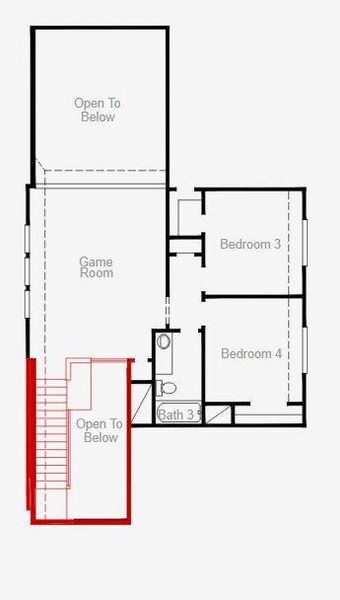 2D floor plan layout of this home in Candela, Richmond, TX (Image 3). 2D floor plan layout of this home in Candela, Richmond, TX (Image 3).