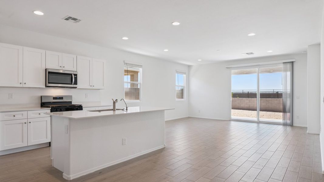 Furnished interior view inside a new home in Moonlight, Maricopa (Image 5). Furnished interior view inside a new home in Moonlight, Maricopa (Image 5).