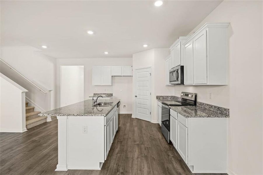 Furnished interior view inside a new home in Oakchase at Hampton, Hampton (Image 8). Furnished interior view inside a new home in Oakchase at Hampton, Hampton (Image 8).