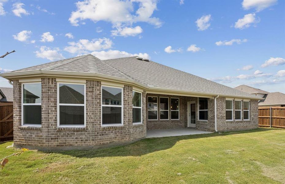 Beautiful one story home with covered patio