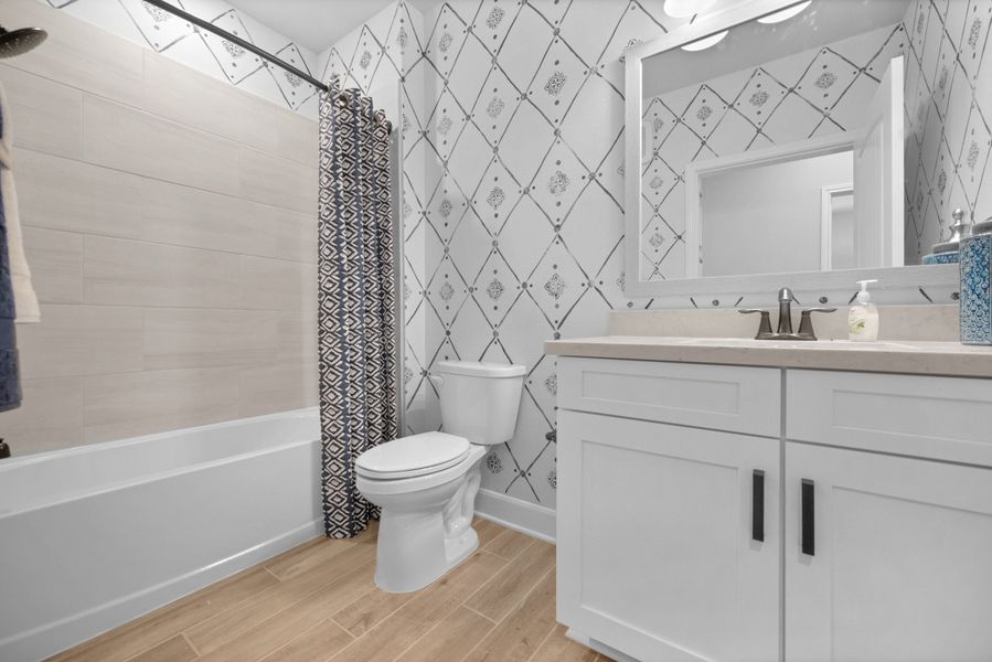 Furnished interior view inside a new home in Gatherings® at Westview, Houston (Image 14).