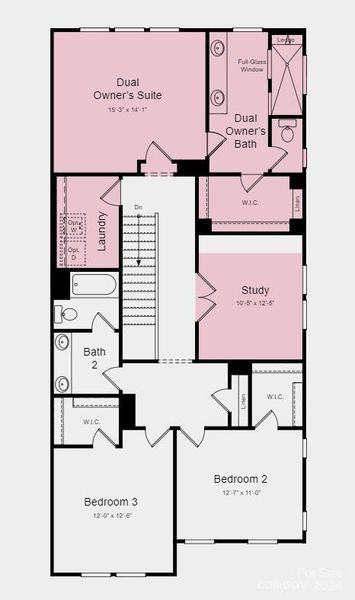 Structural upgrades added: Gourmet kitchen, dual owner's suite with bath 3, owner's  bath 2, walk-in pantry and 2nd floor laundry, study in place of flex, and tray ceiling at owner's suite.