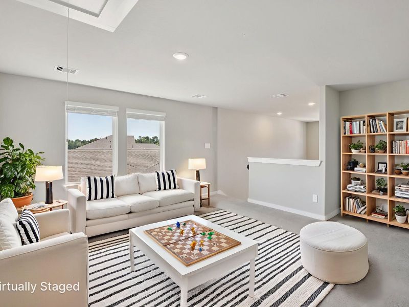 Furnished interior view inside a new home in Sundance Cove - Traditional Series, Crosby (Image 11).