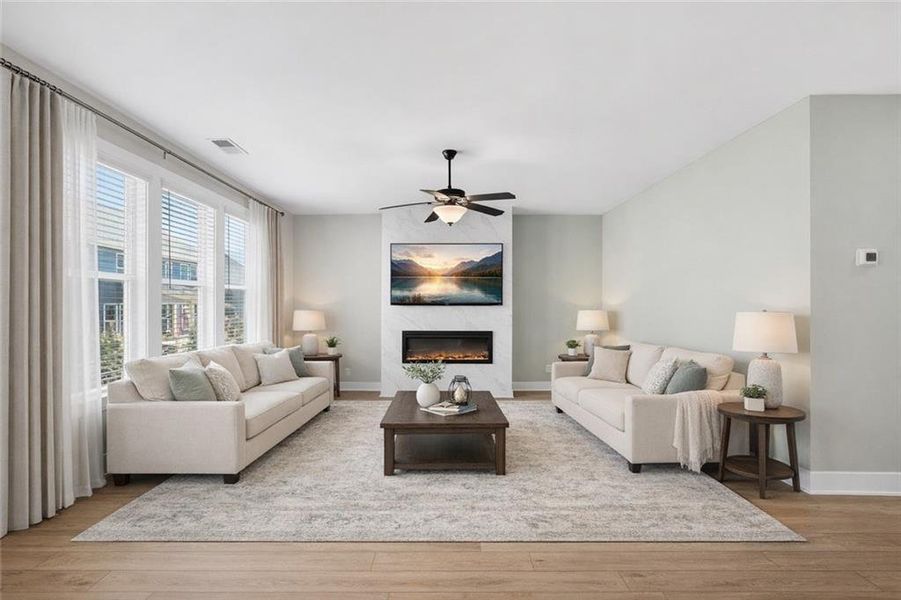 Furnished interior view inside a new home in , Villa Rica (Image 5).