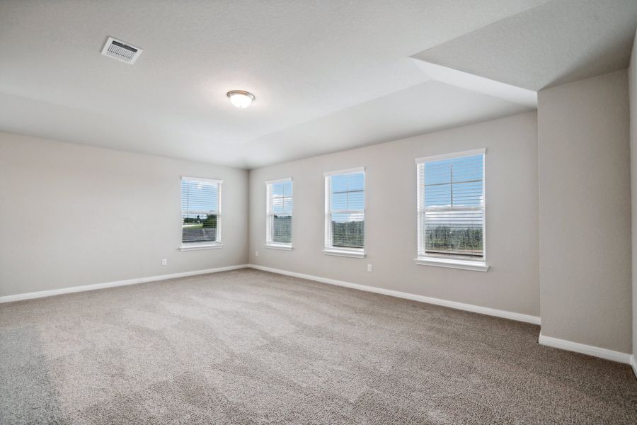 Second floor landing in the Reynolds floorplan at a Meritage Homes community.