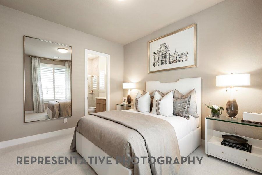 Furnished interior view inside a new home in Parkside On The River, Georgetown (Image 12).