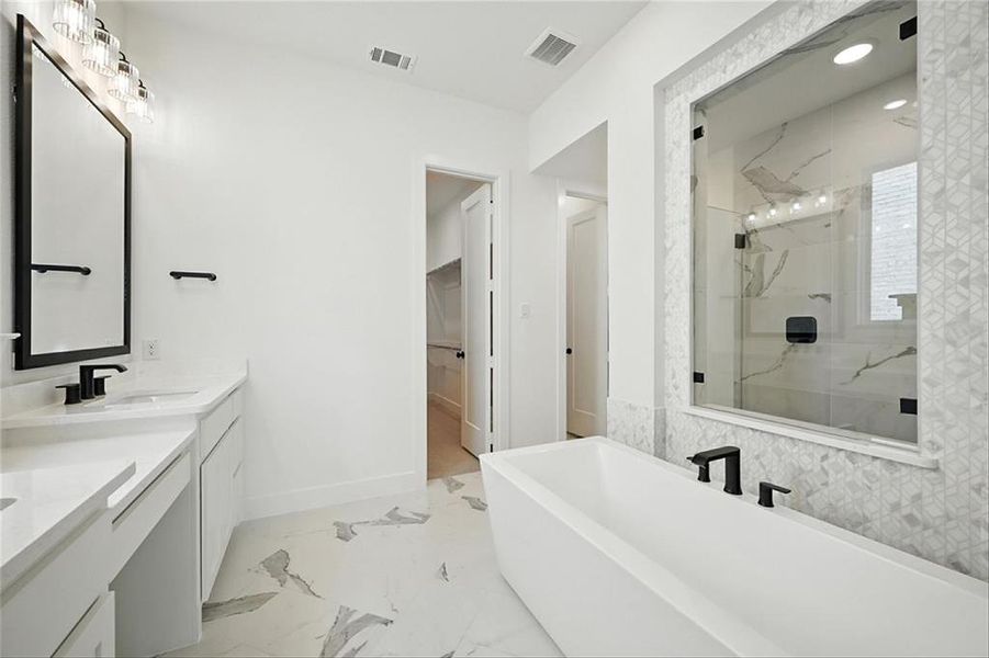 Furnished interior view inside a new home in Mosaic: Classic Series - 50ft. Lots, Celina (Image 6).