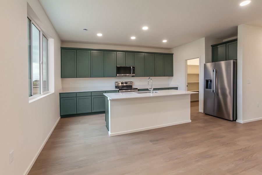Furnished interior view inside a new home in Bloom, Fort Collins (Image 10). Furnished interior view inside a new home in Bloom, Fort Collins (Image 10).