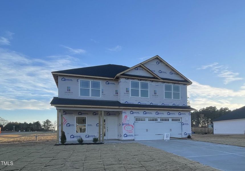 In-progress construction of a new home in Williams Grove, Bailey, NC (Image 15).