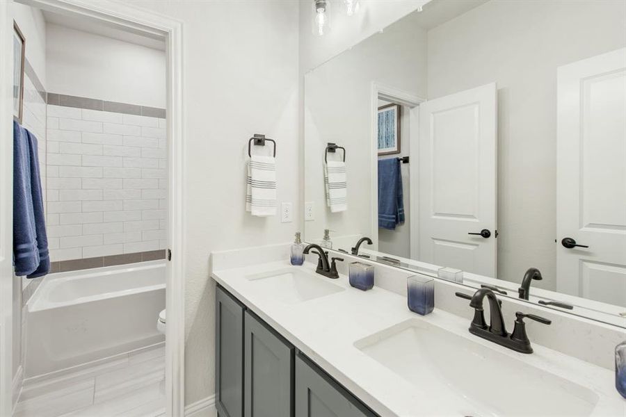 Furnished interior view inside a new home in Trees Farm, DeSoto (Image 16).