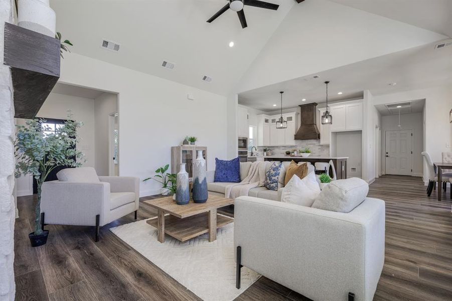 Furnished interior view inside a new home in , Farmersville (Image 19).