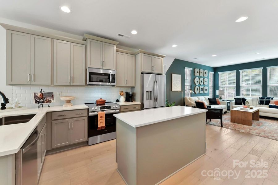 Furnished interior view inside a new home in , Charlotte (Image 26).