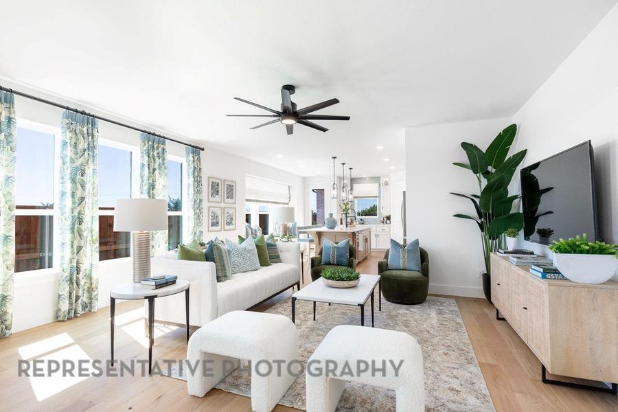 Furnished interior view inside a new home in , Hockley (Image 11). Furnished interior view inside a new home in , Hockley (Image 11).