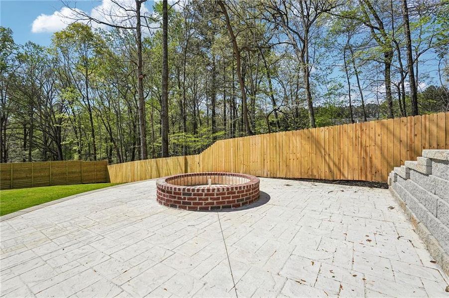 Exterior details and patio area of a home in , Sugar Hill (Image 40).