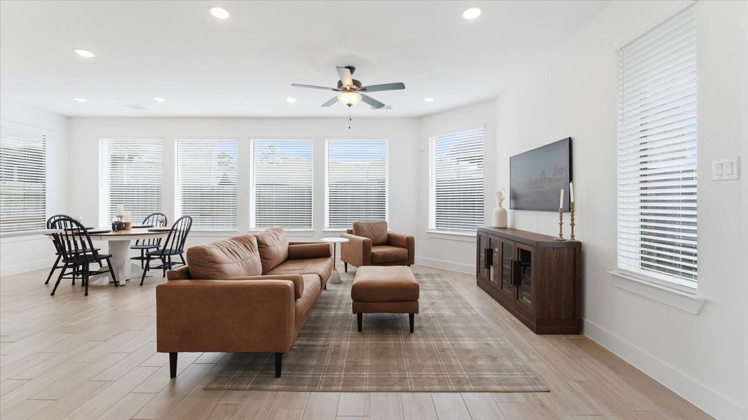 Furnished interior view inside a new home in Balmoral, Humble (Image 10).