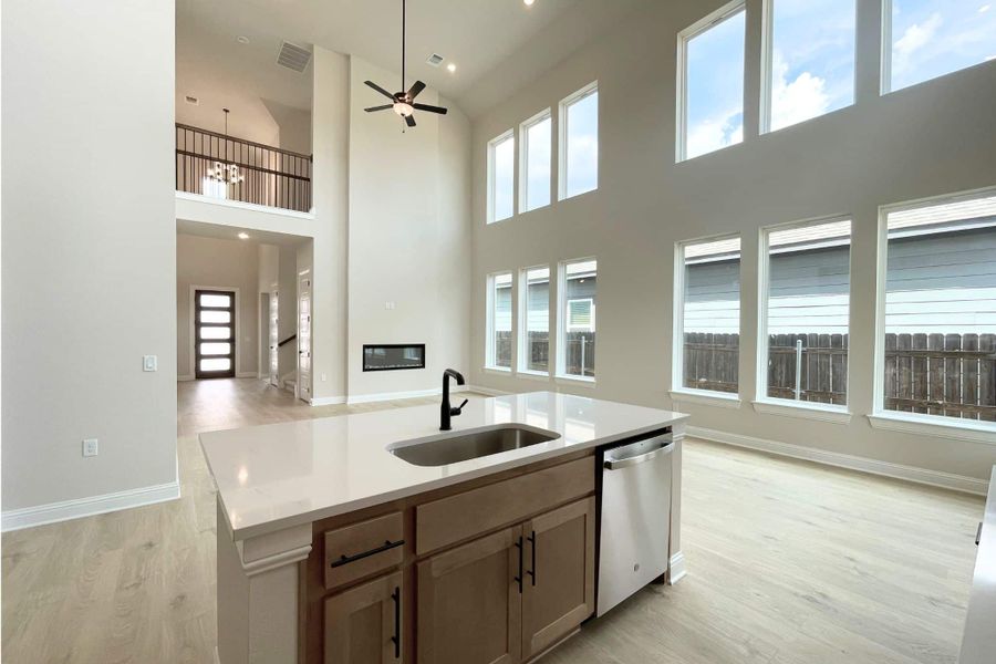 Furnished interior view inside a new home in Whisper Valley, Manor (Image 6).