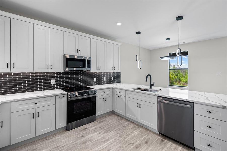 Furnished interior view inside a new home in , Granbury (Image 17).