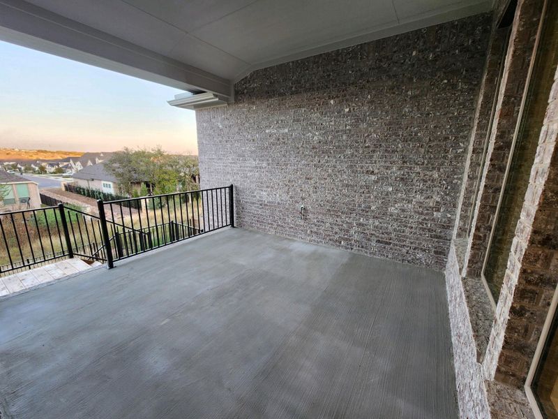 Large Covered Rear Patio