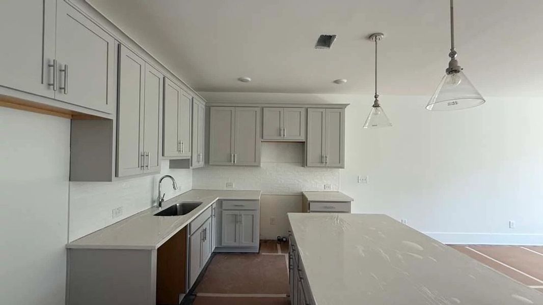 Kitchen featuring Milan Collection Finishes Construction Progress
