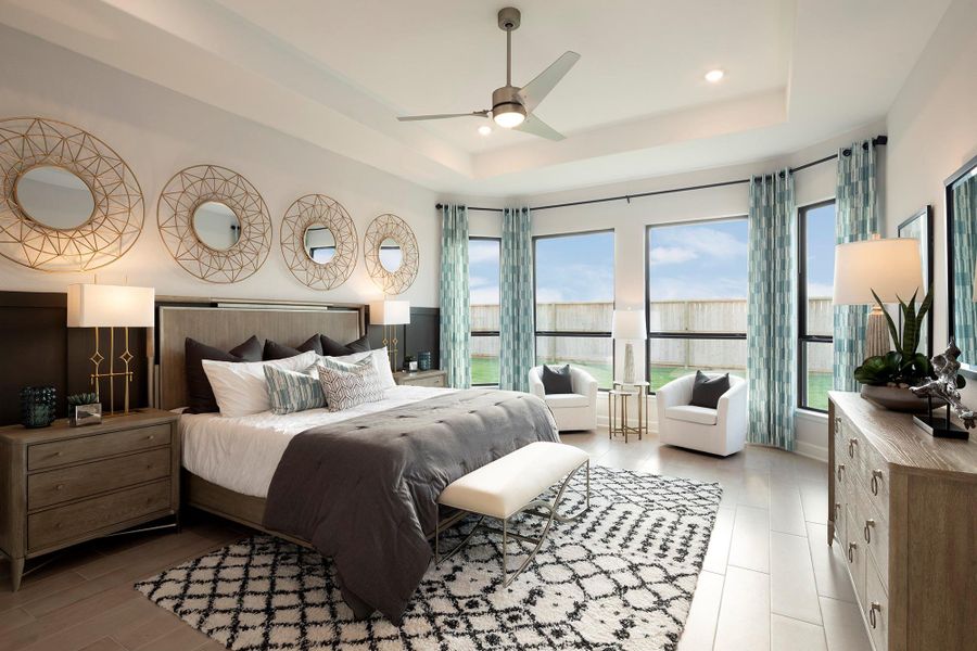 Furnished interior view inside a new home in , Fulshear (Image 19).