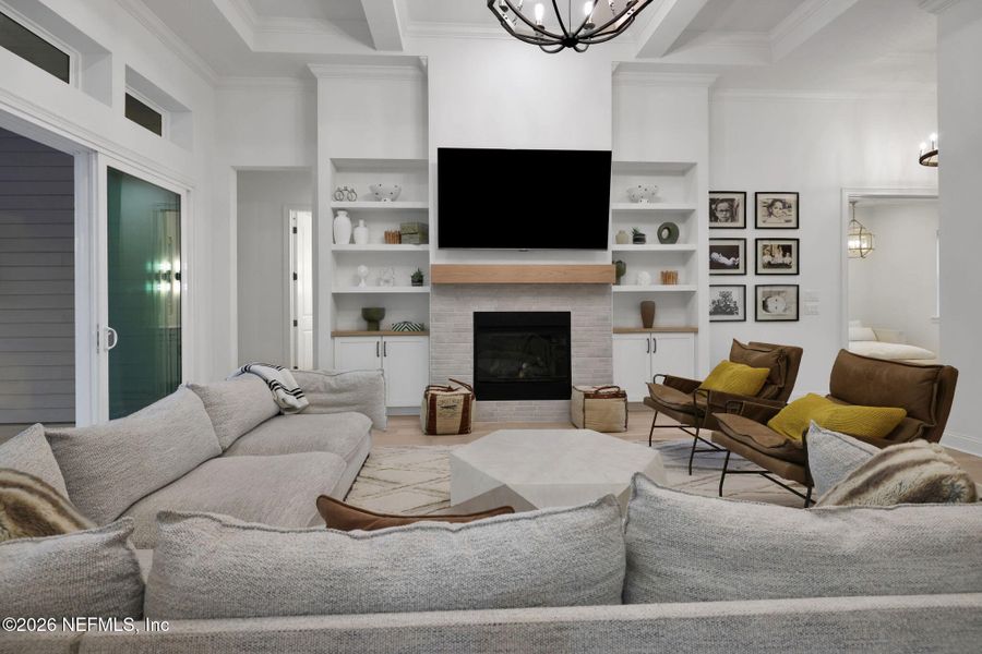 Furnished interior view inside a new home in , Ponte Vedra (Image 38).