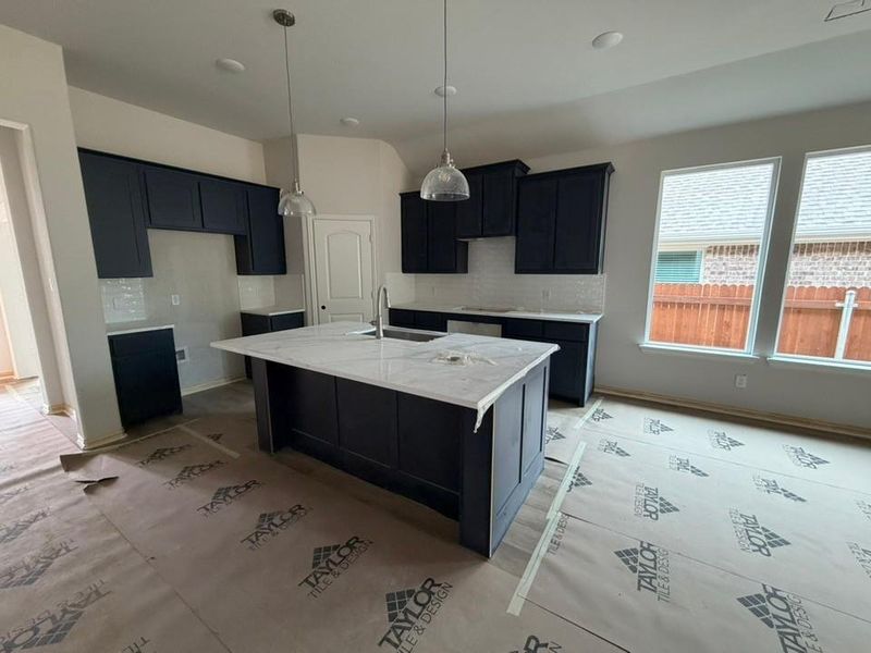 In-progress construction of a new home in Waterford Park, Weatherford, TX (Image 4).