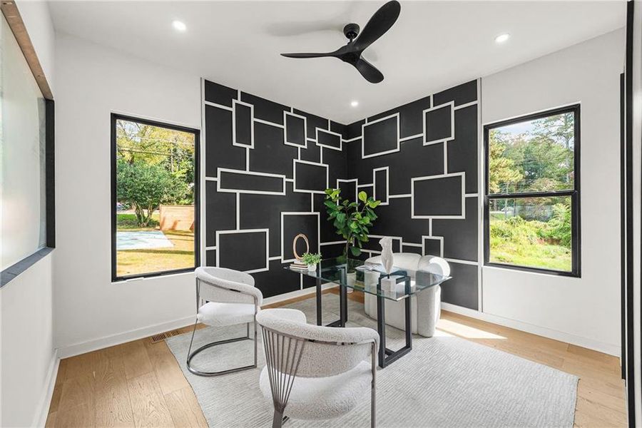 Furnished interior view inside a new home in , Atlanta (Image 16).