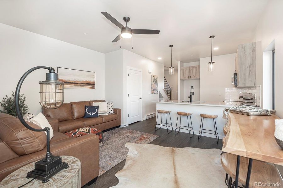 Furnished interior view inside a new home in , Granby (Image 23). Furnished interior view inside a new home in , Granby (Image 23).