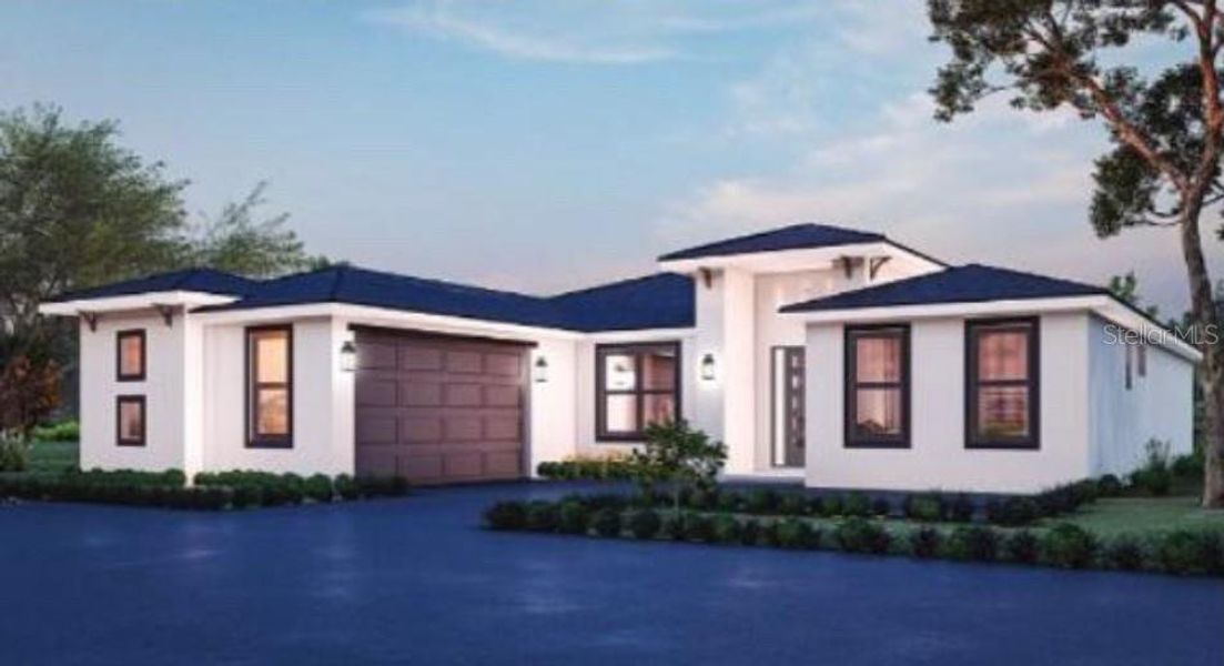 Front exterior of a new home in , Palm Bay, FL, highlighting curb appeal (Image 12).