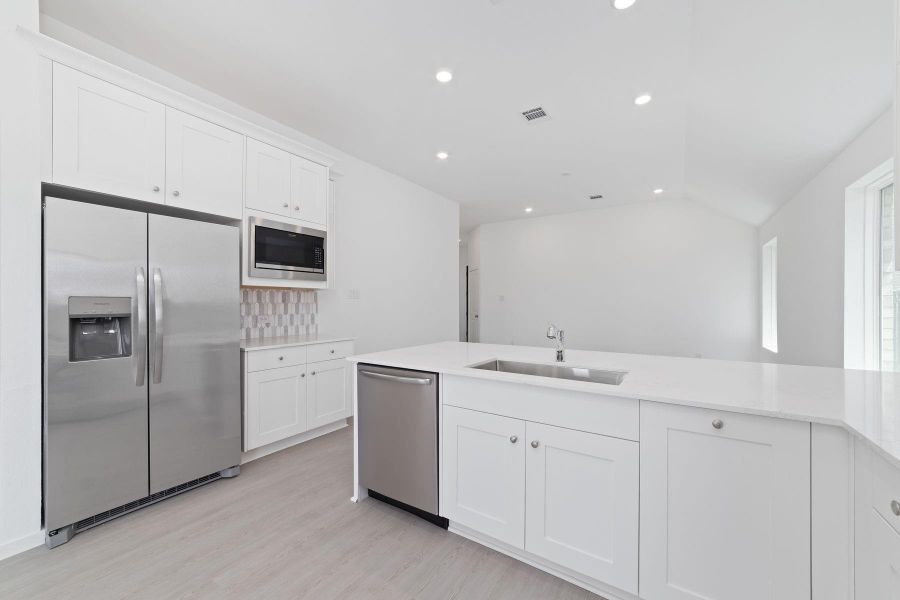 Furnished interior view inside a new home in , Katy (Image 15).