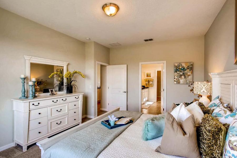 Furnished interior in a model home at Preserves at Lakeside Landings in Winter Haven (Image 25).