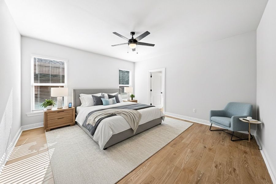 Front exterior of a new home in Sentinel Ridge, Pace, FL, highlighting curb appeal (Image 2). Front exterior of a new home in Sentinel Ridge, Pace, FL, highlighting curb appeal (Image 2).