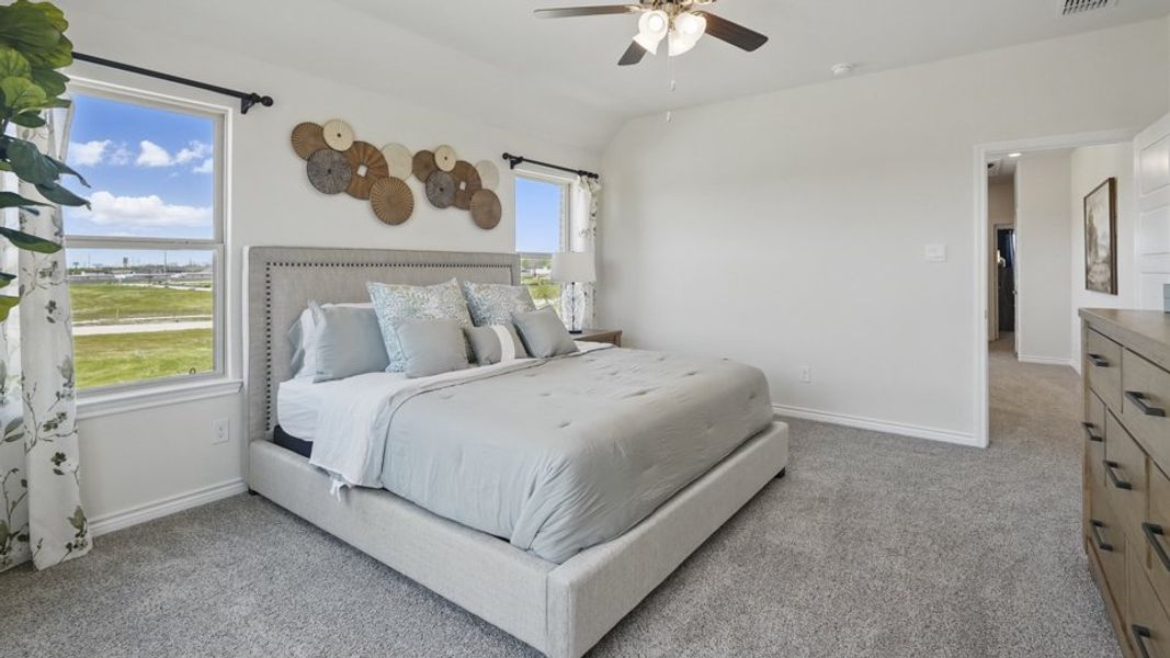 Furnished interior view inside a new home in Liberty Crossing, Royse City (Image 17).
