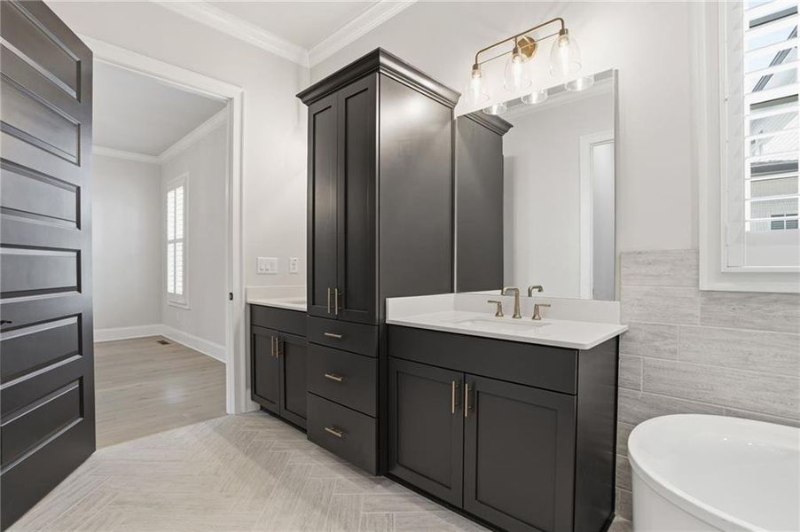 Furnished interior view inside a new home in , Dacula (Image 35).