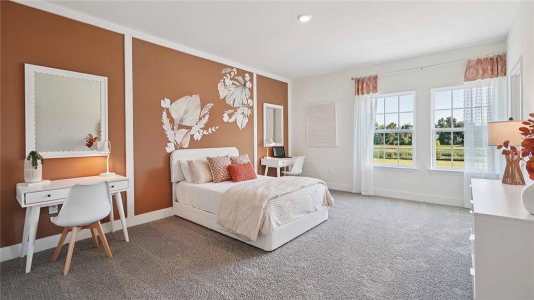 Furnished interior view inside a new home in Buchanan Trails, Newberry (Image 20).