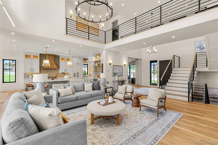 Furnished interior view inside a new home in , Greenwood Village (Image 7). Furnished interior view inside a new home in , Greenwood Village (Image 7).