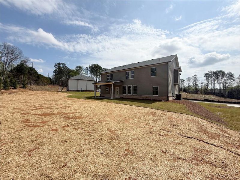 Exterior details and patio area of a home in , Hoschton (Image 4). Exterior details and patio area of a home in , Hoschton (Image 4).