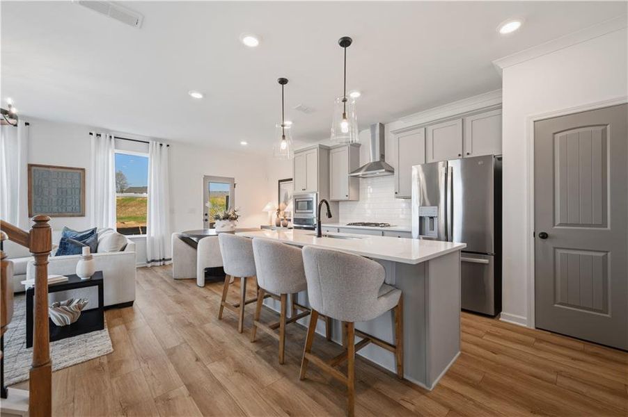 Furnished interior view inside a new home in Avery Landing, McDonough (Image 5).