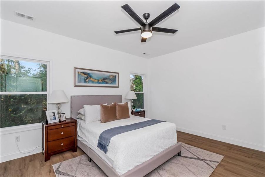Furnished interior view inside a new home in , Atlanta (Image 26).