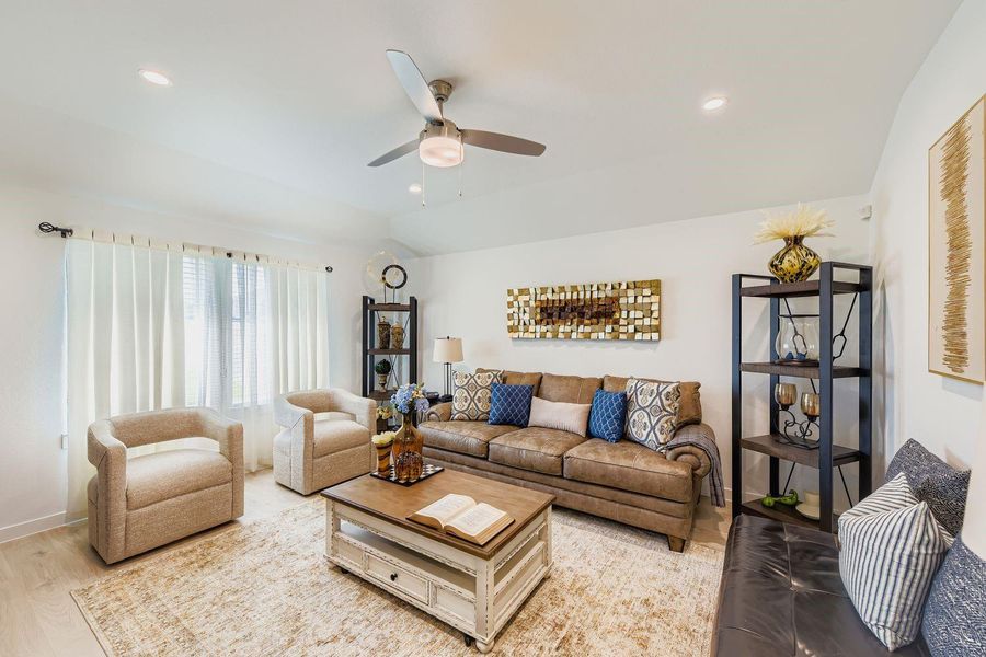 Furnished interior view inside a new home in , Katy (Image 12). Furnished interior view inside a new home in , Katy (Image 12).