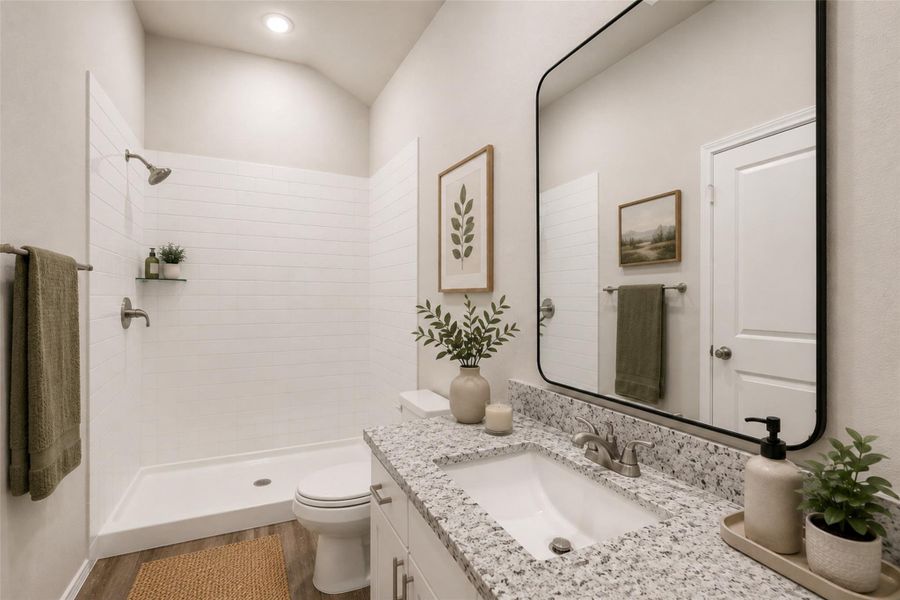 Virtually Staged - Primary Bathroom Virtually Staged - Primary Bathroom