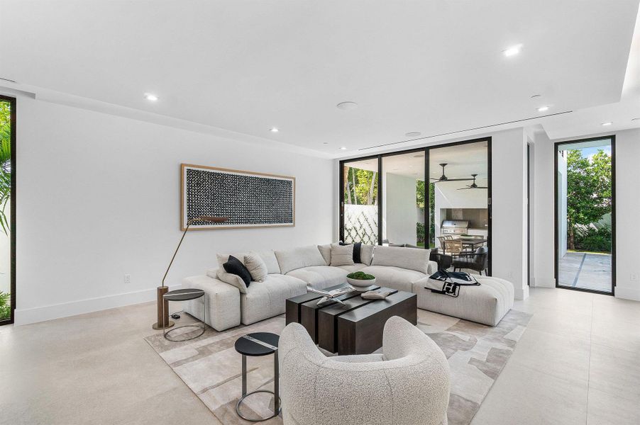 Furnished interior view inside a new home in , Delray Beach (Image 42).