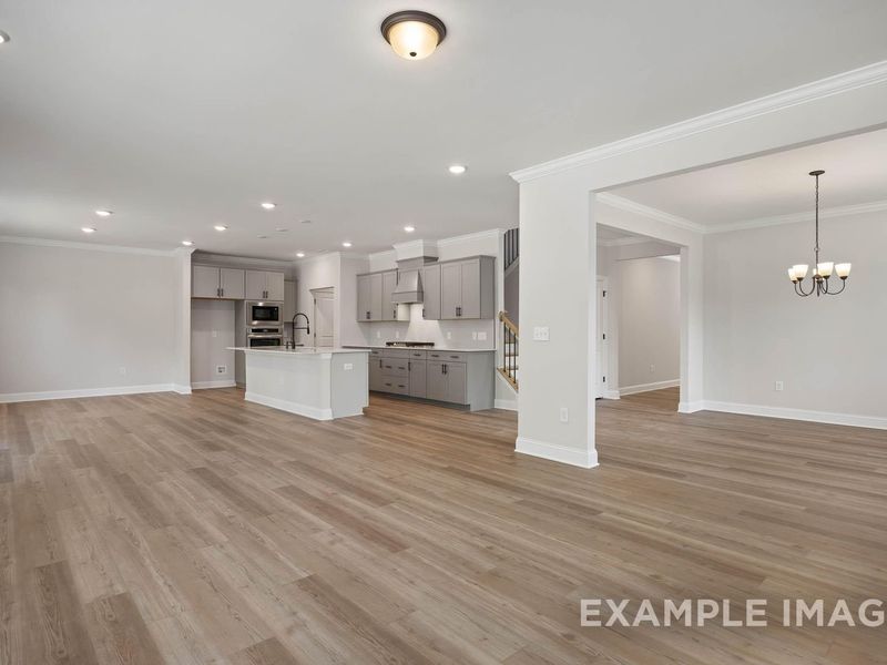 Spacious, unfurnished interior of a new home in Wendell Ridge, Wendell (Image 17). Spacious, unfurnished interior of a new home in Wendell Ridge, Wendell (Image 17).