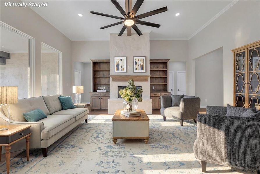 Furnished interior view inside a new home in , Robinson (Image 10). Furnished interior view inside a new home in , Robinson (Image 10).