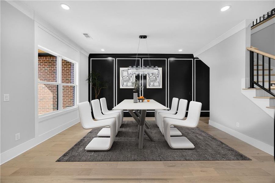 Furnished interior view inside a new home in , Buford (Image 53). Furnished interior view inside a new home in , Buford (Image 53).