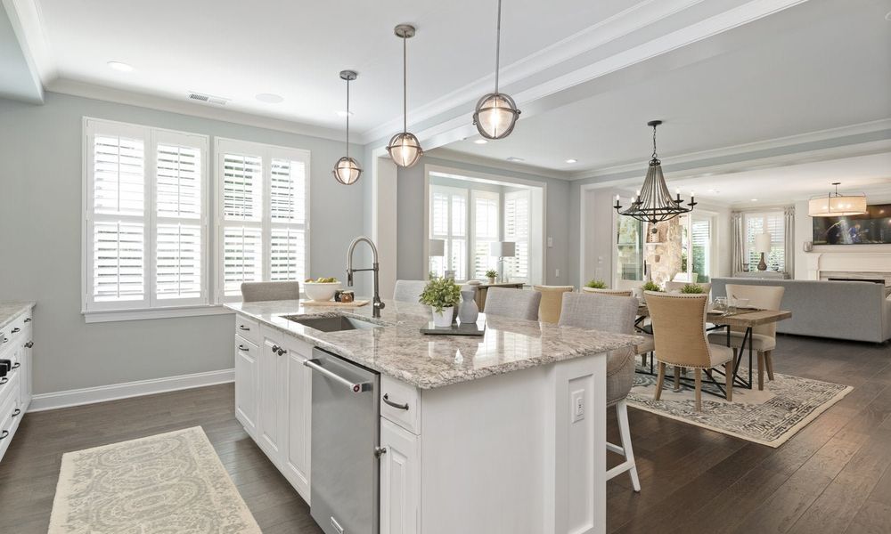 Representative furnished interior of a home built from the Tiburon II by Classica Homes in McLean - Waterfront, Clover (Image 34).
