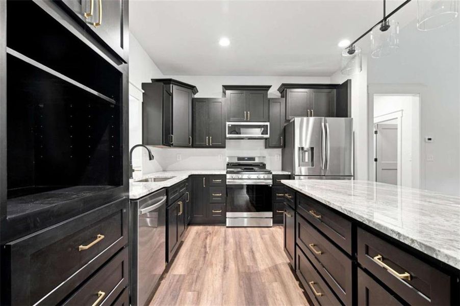Furnished interior view inside a new home in , Talking Rock (Image 13).
