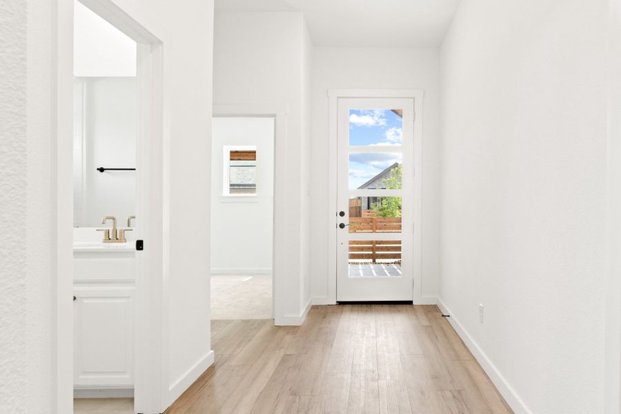 Spacious, unfurnished interior of a new home in Willow Grove Single-Family Homes, Melissa (Image 25). Spacious, unfurnished interior of a new home in Willow Grove Single-Family Homes, Melissa (Image 25).