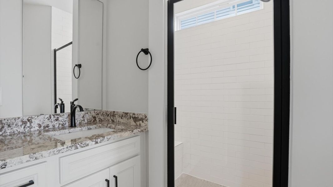 Furnished interior view inside a new home in Iris Meadows, Moore (Image 28).